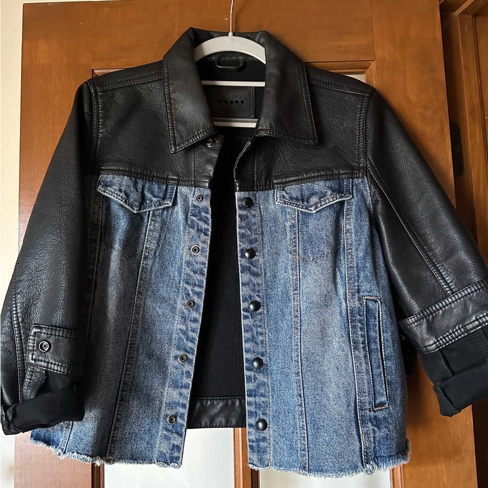 Blank NYC Black Leather Detail
